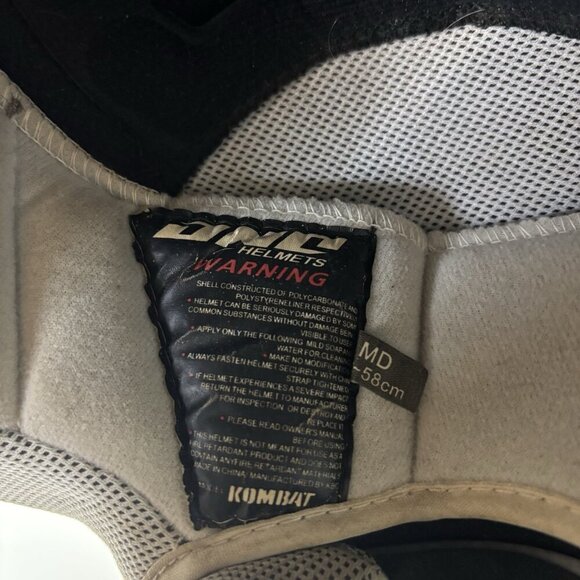 One Industries Motocross Helmet ONC Monster KOMBAT Size 57-58cm Gropro Mount DOT - Picture 10 of 15